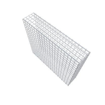 Mounted gabion type 2 100 cm x 90 cm x 20 cm (L x H x D), mesh size 5 cm x 5 cm, C-ring