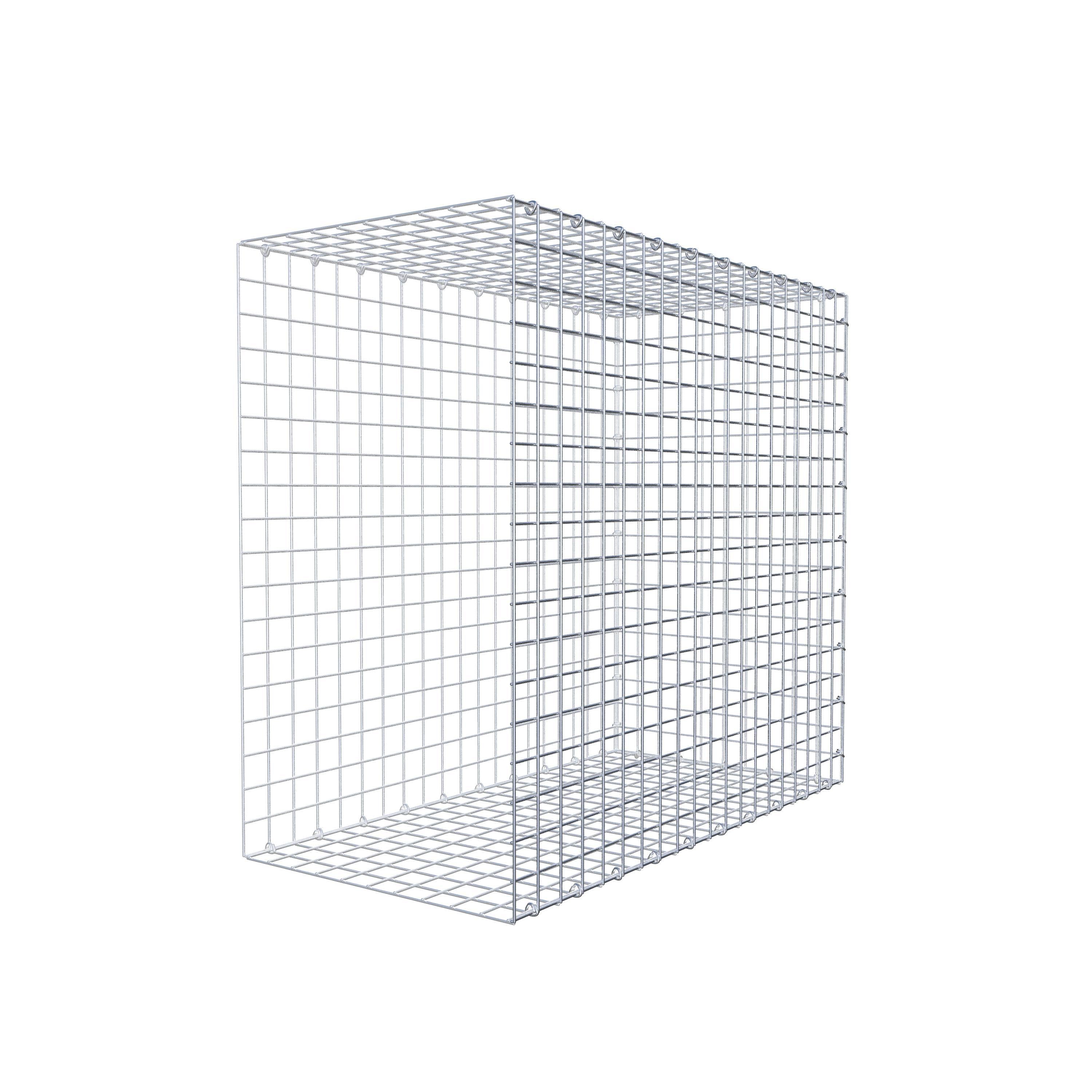 Gabion monté type 2 100 cm x 90 cm x 50 cm (L x H x P), maillage 5 cm x 5 cm, anneau en C