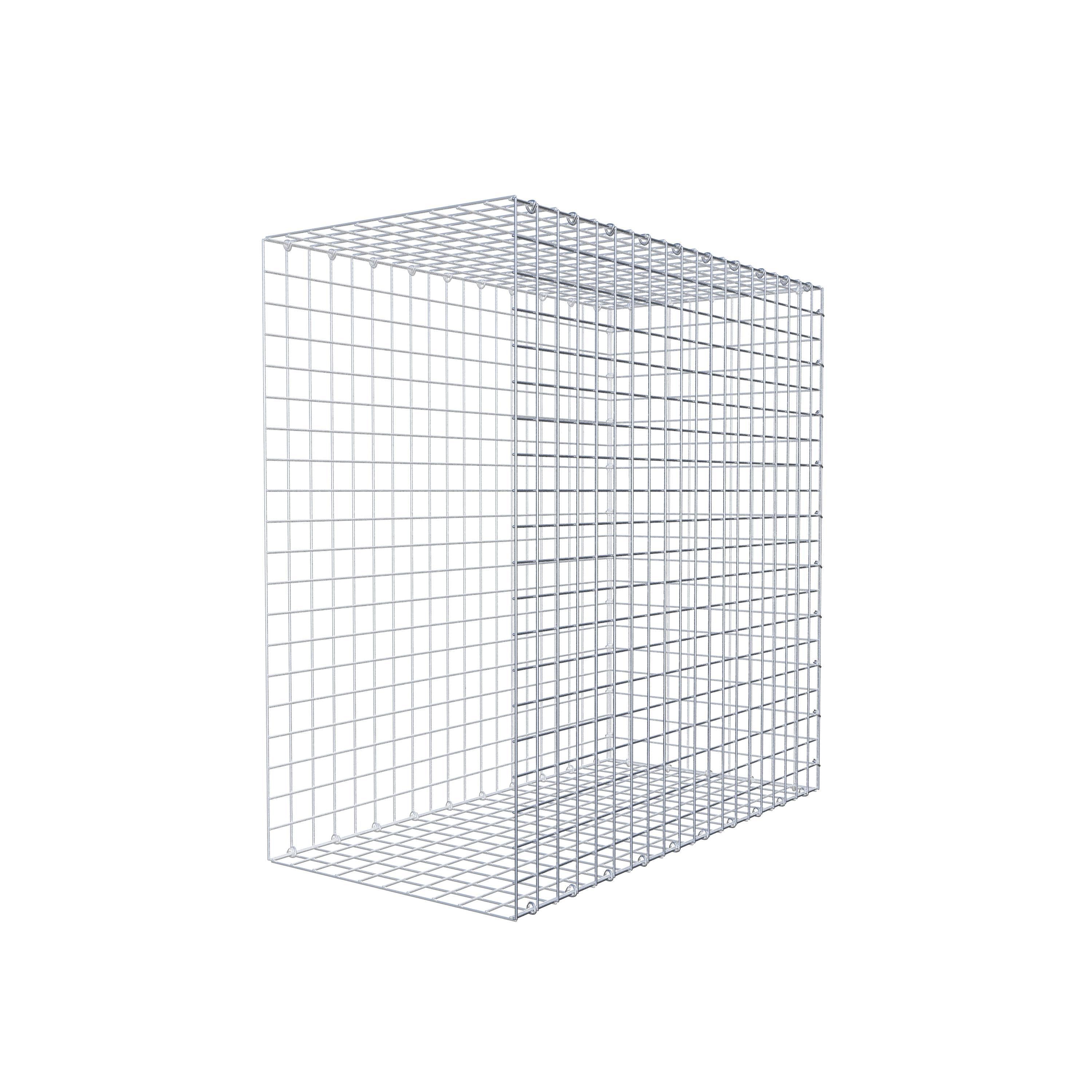 Gabion monté type 2 100 cm x 100 cm x 50 cm (L x H x P), maillage 5 cm x 5 cm, anneau en C