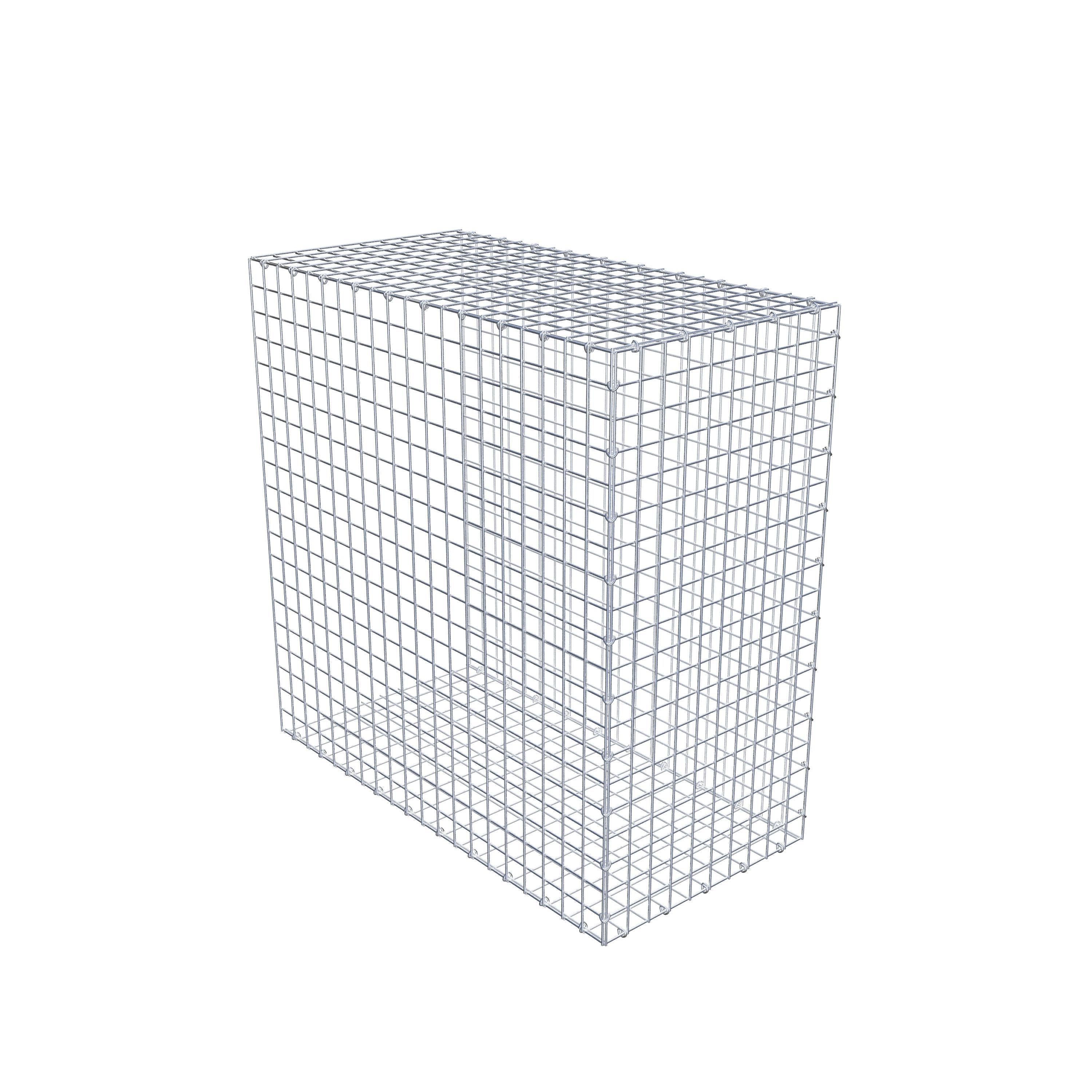 Gabion monté type 2 100 cm x 100 cm x 50 cm (L x H x P), maillage 5 cm x 5 cm, anneau en C