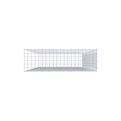 Monteret gabion type 2 200 cm x 100 cm x 30 cm (L x H x D), maskestørrelse 5 cm x 5 cm, C-ring