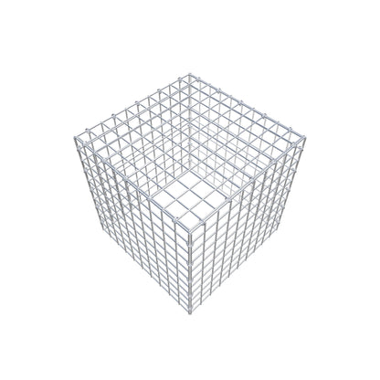 Monteret gabion type 3 50 cm x 50 cm x 50 cm (L x H x D), maskestørrelse 5 cm x 5 cm, C-ring