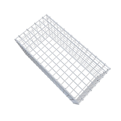 Monteret gabion type 3 80 cm x 40 cm x 40 cm (L x H x D), maskestørrelse 5 cm x 5 cm, C-ring