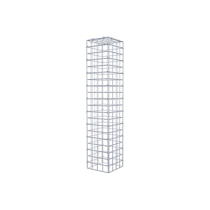 Mounted gabion type 3 100 cm x 20 cm x 20 cm (L x H x D), mesh size 5 cm x 5 cm, C-ring
