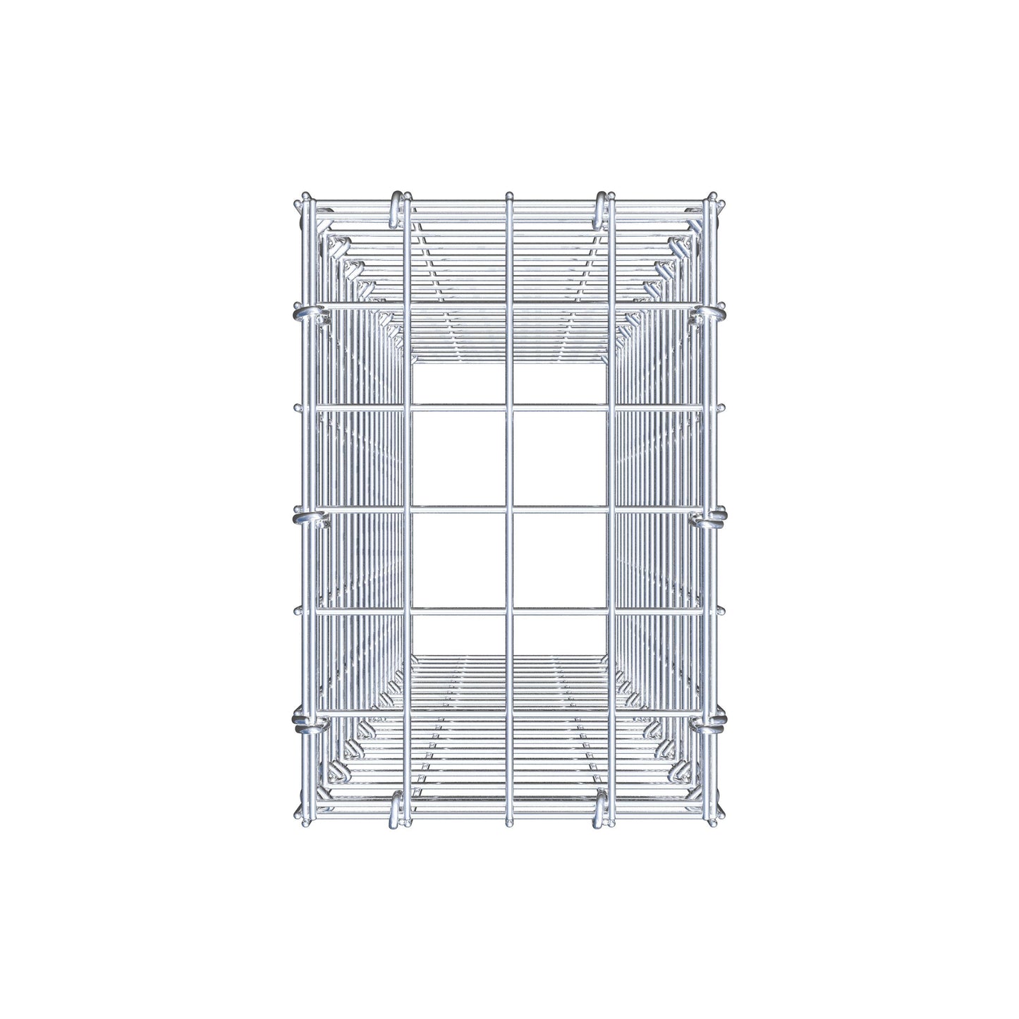 Type 3 oplegkorf 100 cm x 20 cm x 30 cm (L x H x D), maaswijdte 5 cm x 5 cm, C-ring