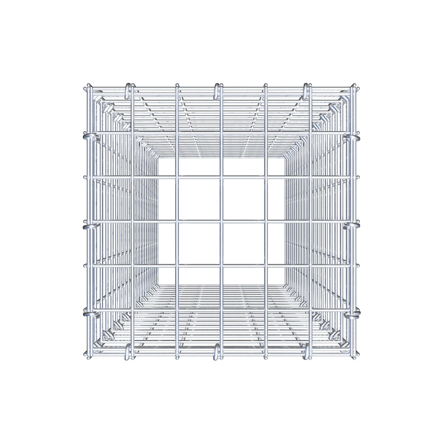 Fourche rapportée type 3 100 cm x 30 cm x 30 cm (L x H x P), mailles 5 cm x 5 cm, anneau C