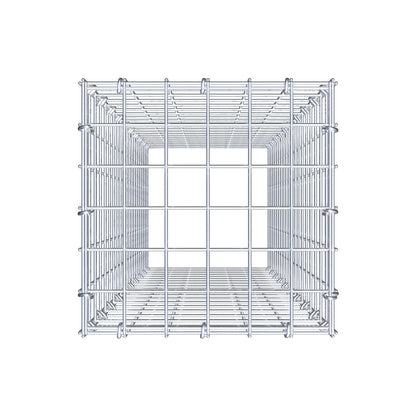Fourche rapportée type 3 100 cm x 30 cm x 30 cm (L x H x P), mailles 5 cm x 5 cm, anneau C