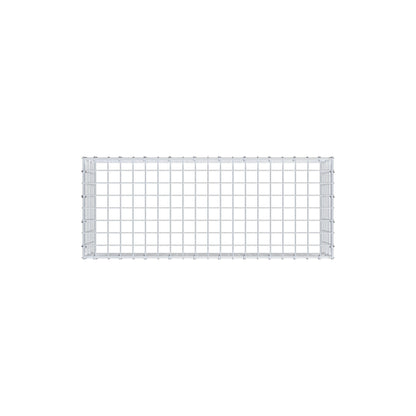 Monteret gabion type 3 100 cm x 30 cm x 40 cm (L x H x D), maskestørrelse 5 cm x 5 cm, C-ring