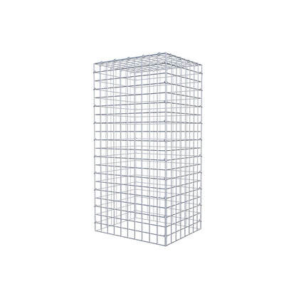 Mounted gabion type 3 100 cm x 40 cm x 50 cm (L x H x D), mesh size 5 cm x 5 cm, C-ring
