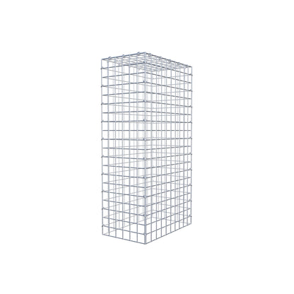 Typ 3 påbyggnadsgabion 100 cm x 50 cm x 30 cm (L x H x D), maskstorlek 5 cm x 5 cm, C-ring