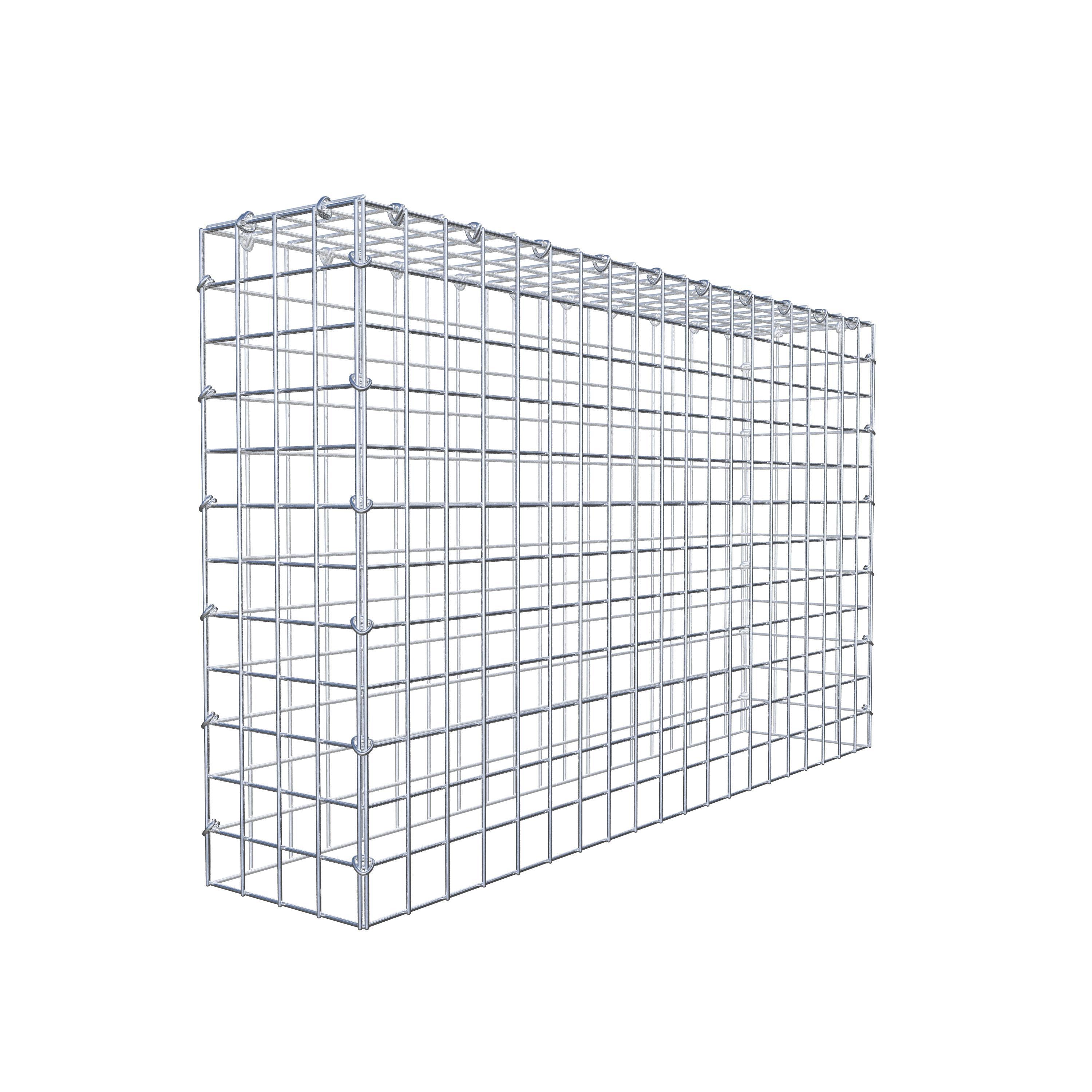 Gabion monté type 3 100 cm x 60 cm x 20 cm (L x H x P), maillage 5 cm x 5 cm, anneau en C