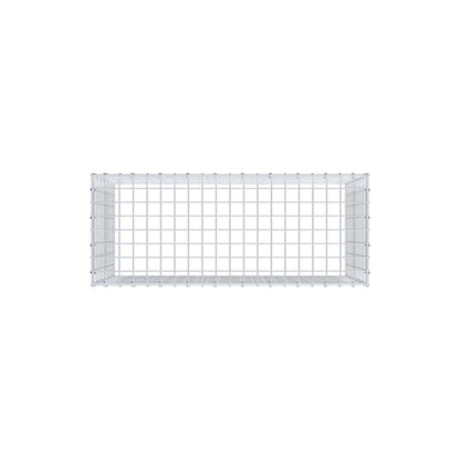 Mounted gabion type 3 100 cm x 60 cm x 40 cm (L x H x D), mesh size 5 cm x 5 cm, C-ring