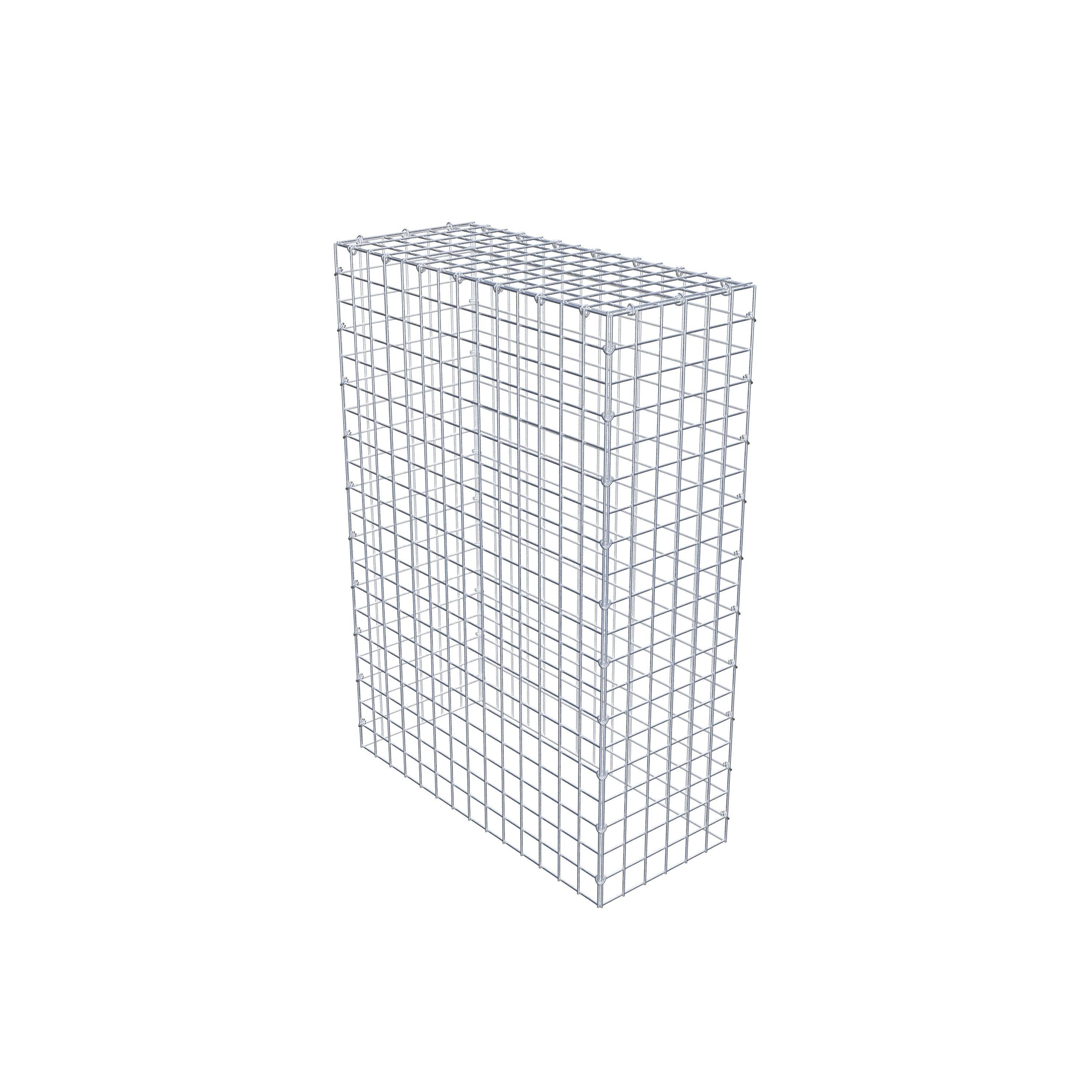 Gabion monté type 3 100 cm x 70 cm x 30 cm (L x H x P), maillage 5 cm x 5 cm, anneau en C