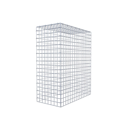 Typ 3 påbyggnadsgabion 100 cm x 80 cm x 40 cm (L x H x D), maskstorlek 5 cm x 5 cm, C-ring