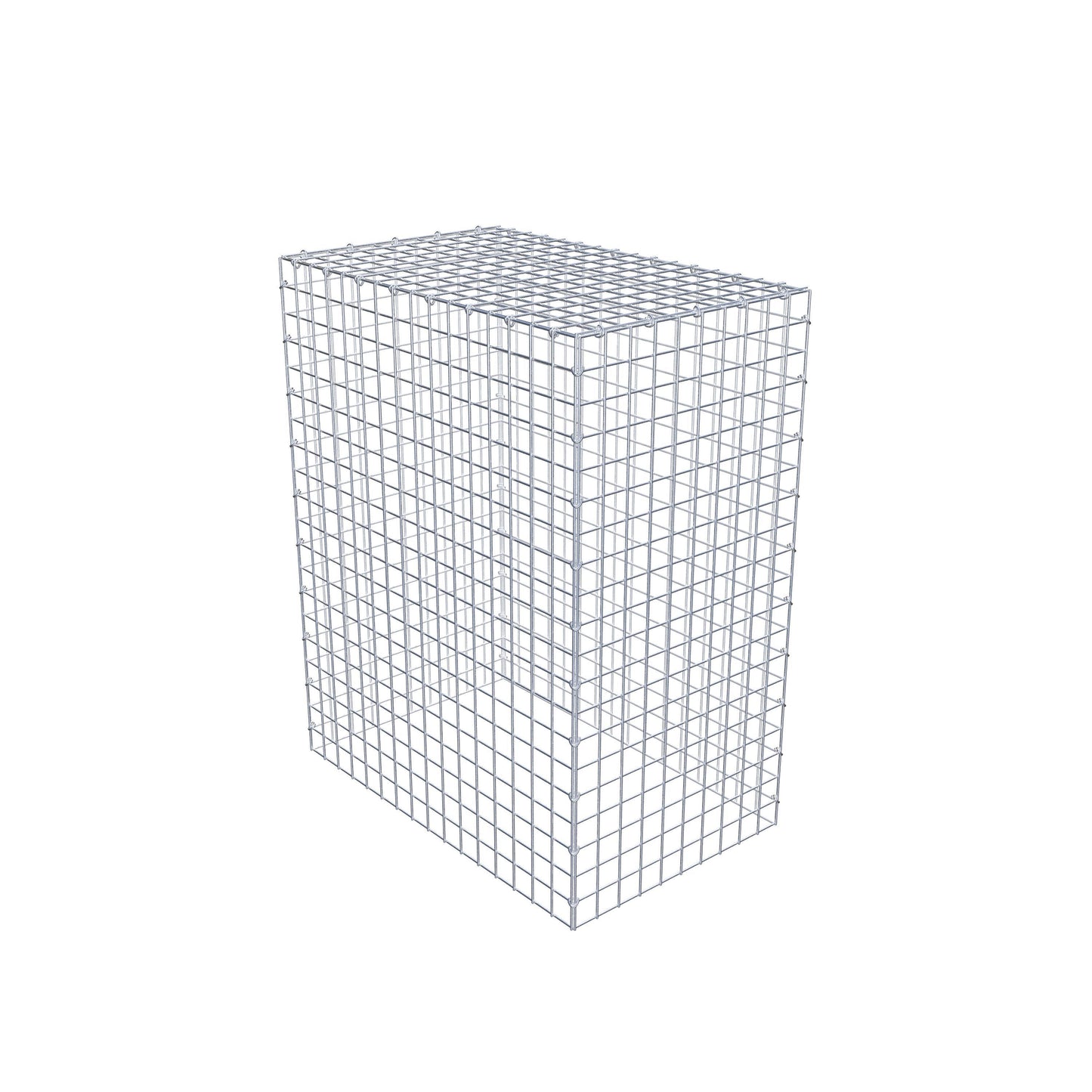 Gavión complementario de tipo 3 100 cm x 80 cm x 50 cm (L x A x P), malla 5 cm x 5 cm, anillo en C