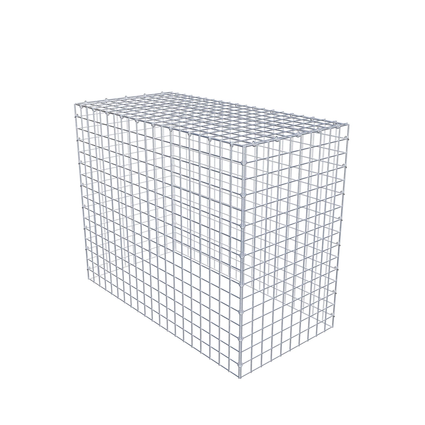 Gavión complementario de tipo 3 100 cm x 80 cm x 50 cm (L x A x P), malla 5 cm x 5 cm, anillo en C