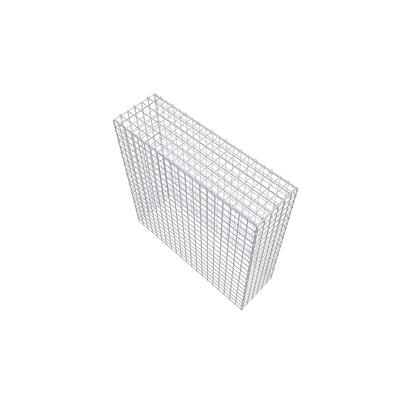 Mounted gabion type 3 100 cm x 100 cm x 30 cm (L x H x D), mesh size 5 cm x 5 cm, C-ring