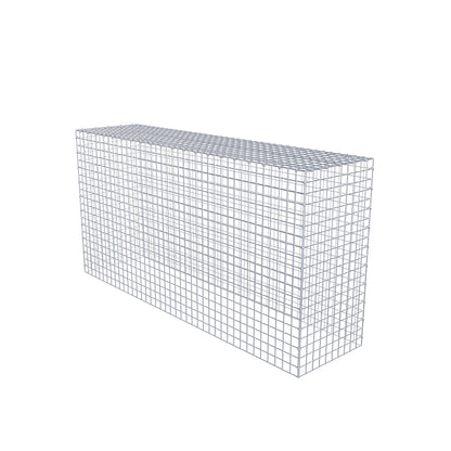 Mounted gabion type 3 200 cm x 100 cm x 50 cm (L x H x D), mesh size 5 cm x 5 cm, C-ring