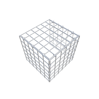 Fourche rapportée type 4 30 cm x 30 cm x 30 cm (L x H x P), maille 5 cm x 5 cm, anneau en C