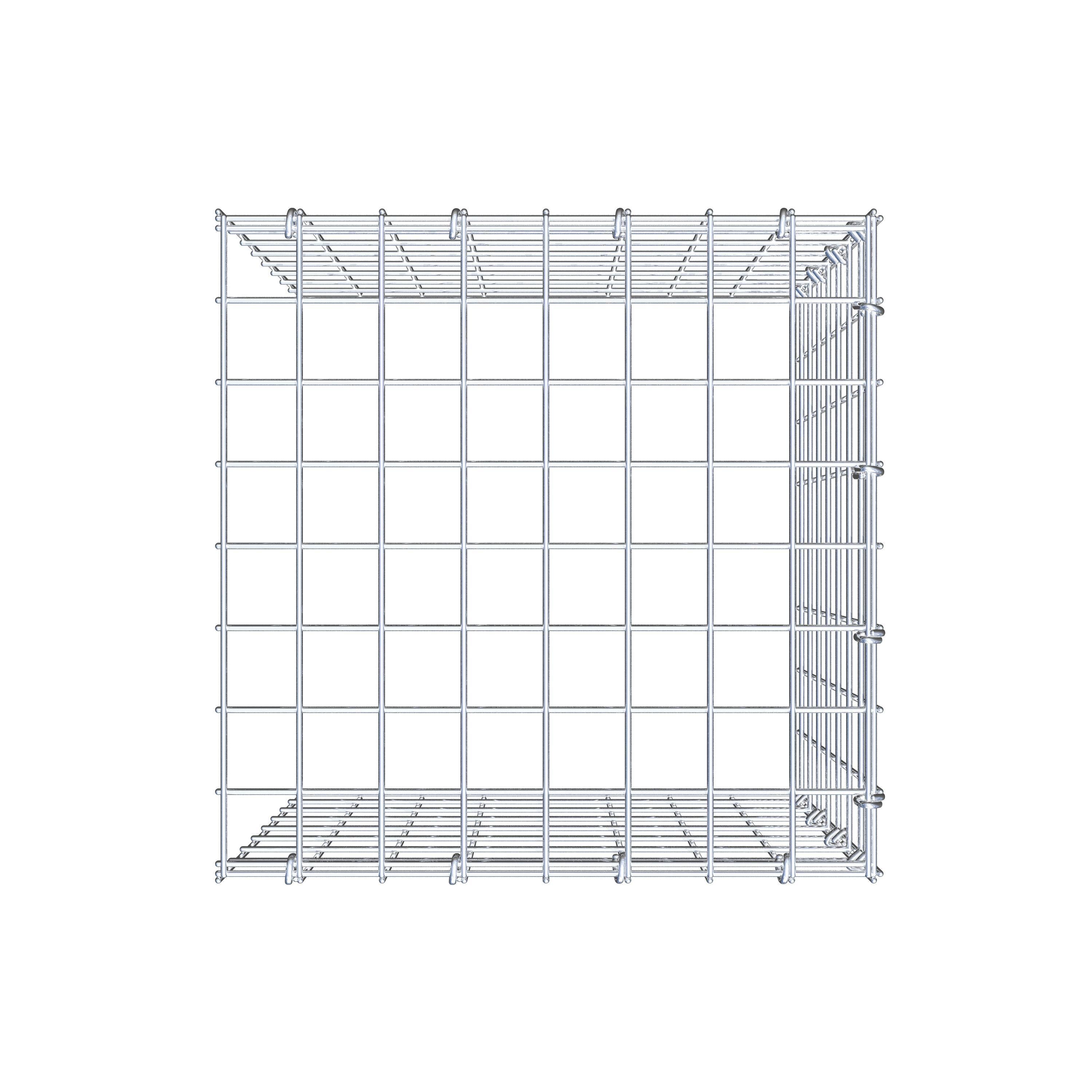 Extra gabion typ 4 40 cm x 40 cm x 40 cm (L x H x D), maskstorlek 5 cm x 5 cm, C-ring