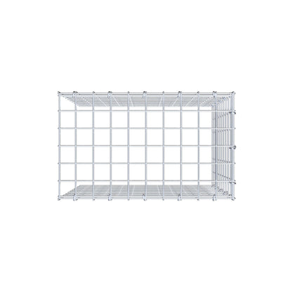 Monteret gabion type 4 50 cm x 50 cm x 30 cm (L x H x D), maskestørrelse 5 cm x 5 cm, C-ring