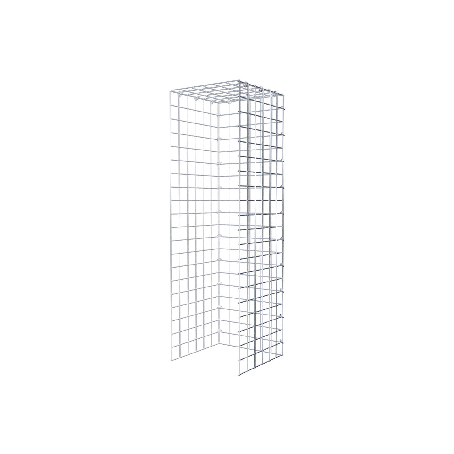 Anbaugabione Typ 4 100 cm x 30 cm x 30 cm (L x H x T), Maschenweite 5 cm x 5 cm, C-Ring