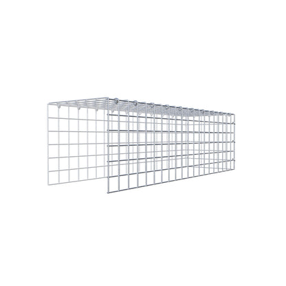 Anbaugabione Typ 4 100 cm x 30 cm x 30 cm (L x H x T), Maschenweite 5 cm x 5 cm, C-Ring