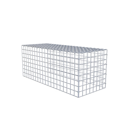 Fourche rapportée type 4 100 cm x 40 cm x 40 cm (L x H x P), mailles 5 cm x 5 cm, anneau C