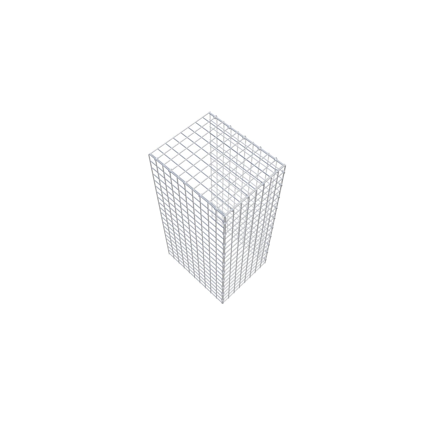 Fourche rapportée type 4 100 cm x 50 cm x 40 cm (L x H x P), mailles 5 cm x 5 cm, anneau C