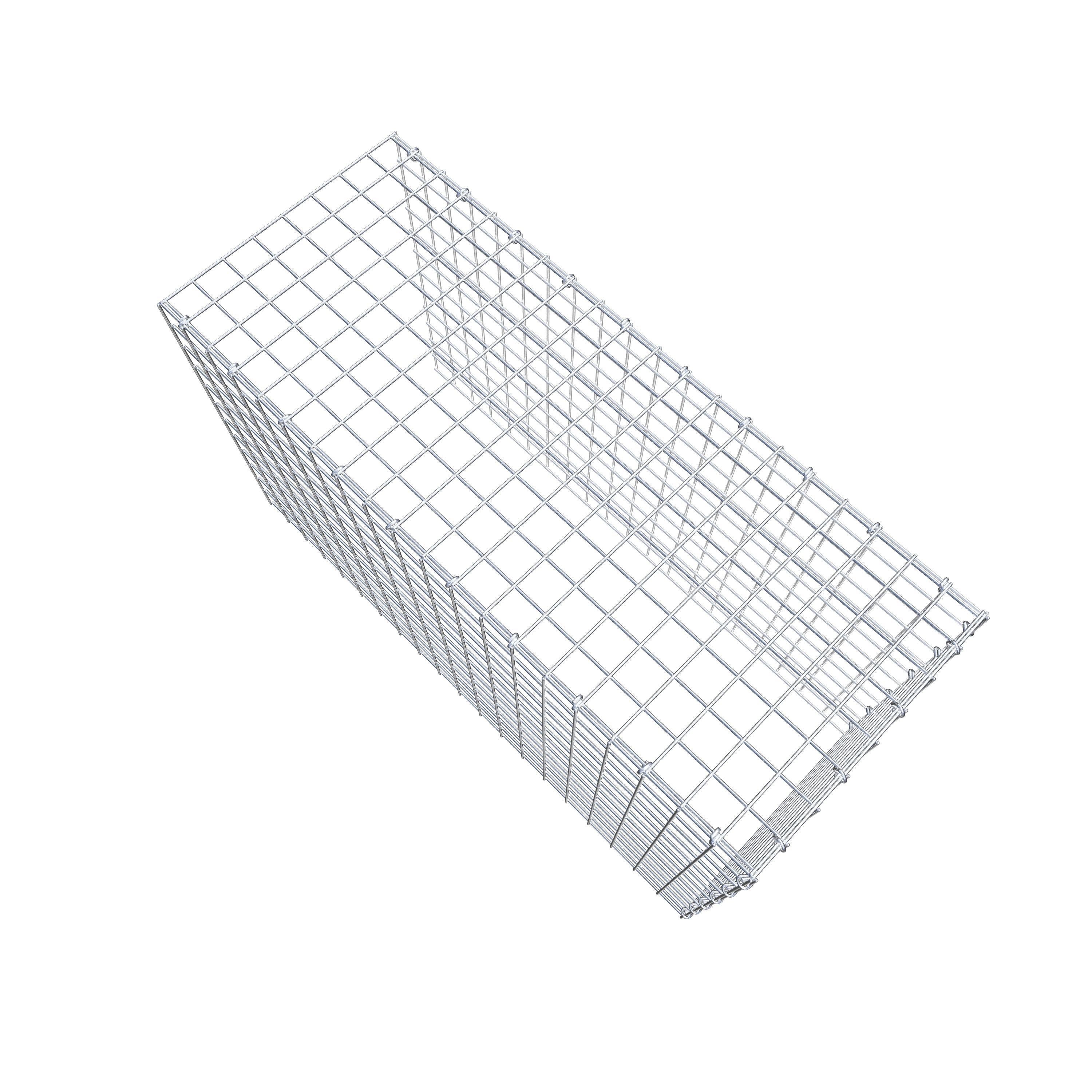 Fourche rapportée type 4 100 cm x 60 cm x 40 cm (L x H x P), mailles 5 cm x 5 cm, anneau C