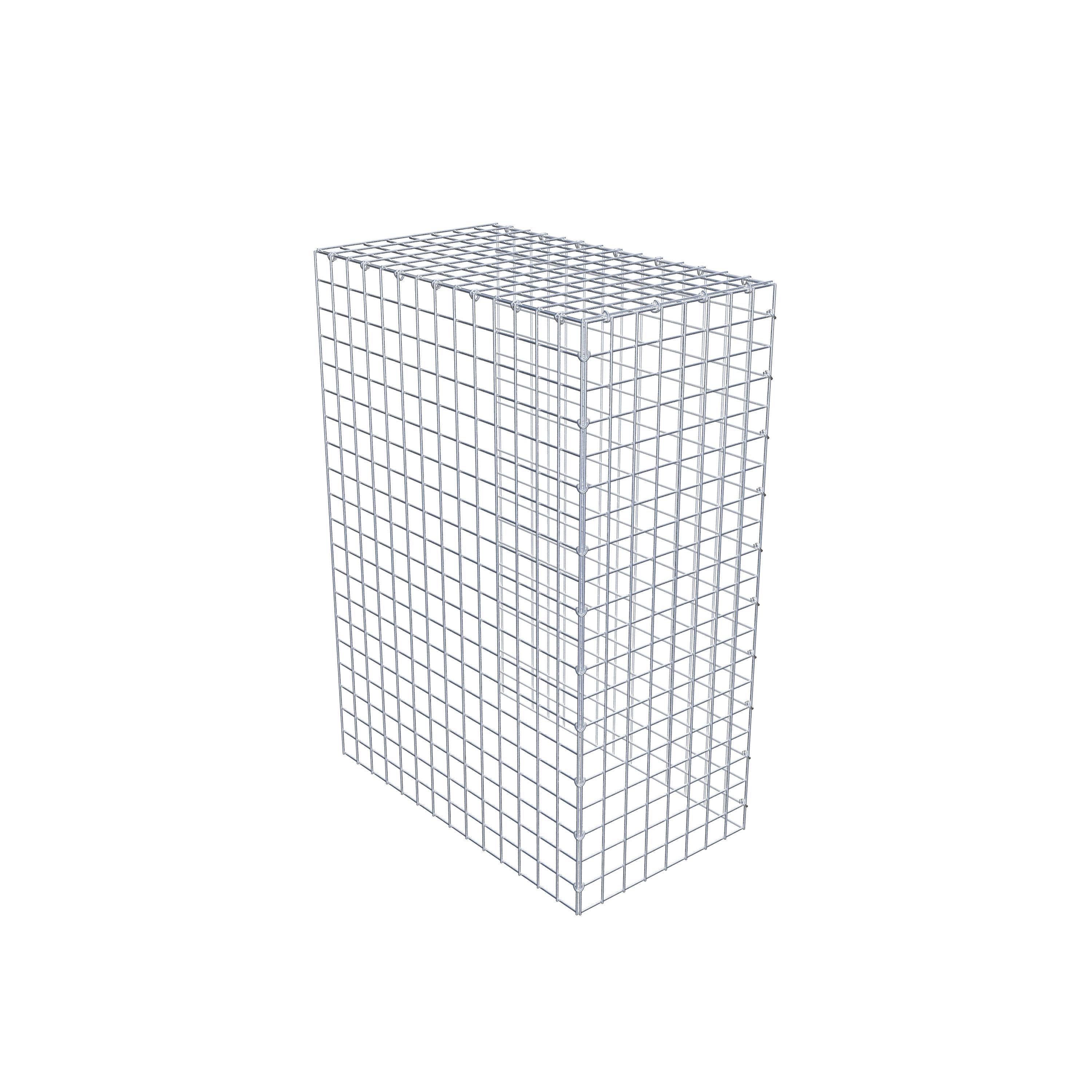 Gabion monté type 4 100 cm x 70 cm x 40 cm (L x H x P), maillage 5 cm x 5 cm, anneau en C