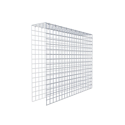 Mounted gabion type 4 100 cm x 80 cm x 20 cm (L x H x D), mesh size 5 cm x 5 cm, C-ring