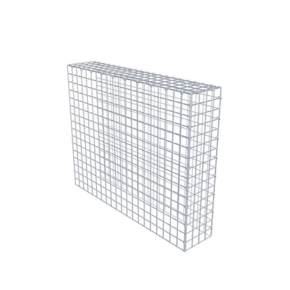 Mounted gabion type 4 100 cm x 80 cm x 20 cm (L x H x D), mesh size 5 cm x 5 cm, C-ring