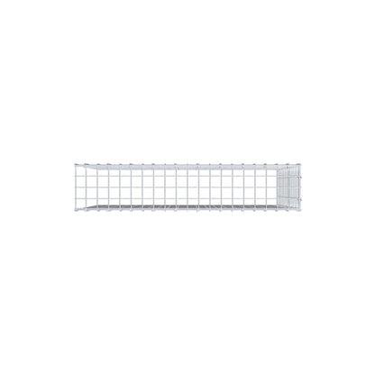 Mounted gabion type 4 100 cm x 80 cm x 20 cm (L x H x D), mesh size 5 cm x 5 cm, C-ring