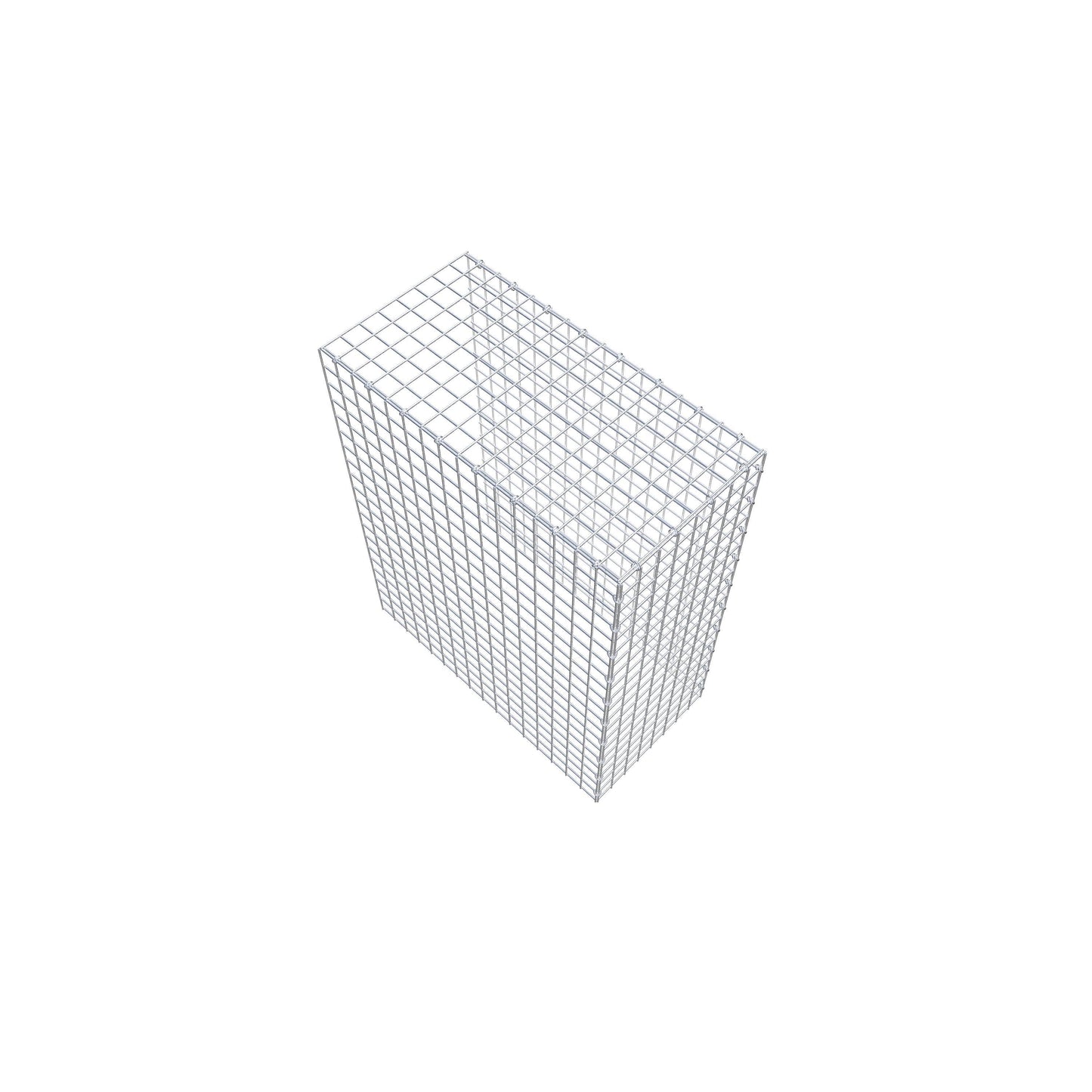 Gabbione aggiuntivo tipo 4 100 cm x 80 cm x 40 cm (L x H x P), maglia 5 cm x 5 cm, anello a C