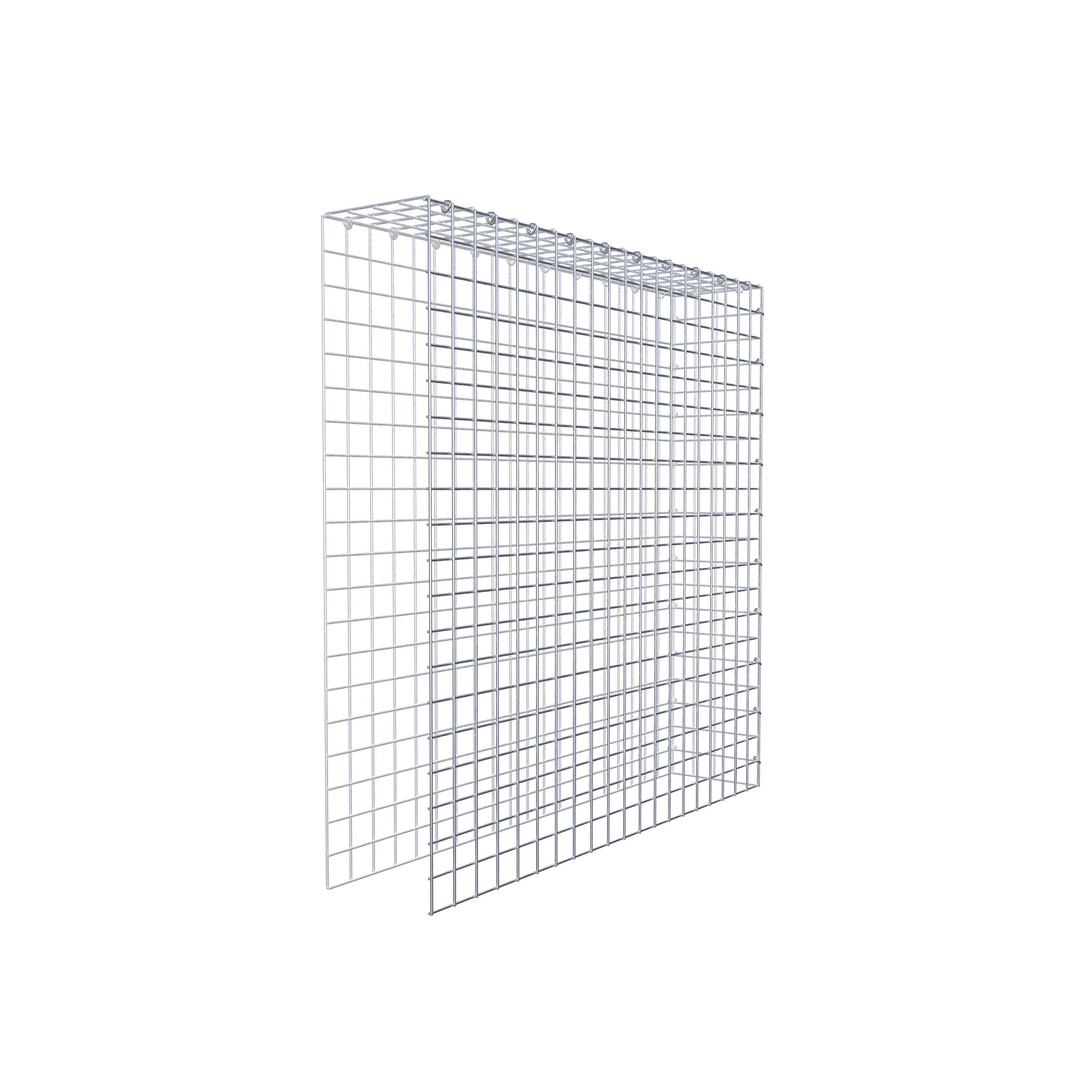 Add-on schanskorf type 4 100 cm x 100 cm x 20 cm (L x H x D), maaswijdte 5 cm x 5 cm, C-ring