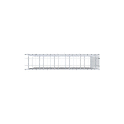 Anbaugabione Typ 4 100 cm x 100 cm x 20 cm (L x H x T), Maschenweite 5 cm x 5 cm, C-Ring