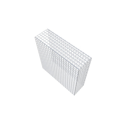 Monteret gabion type 4 100 cm x 100 cm x 30 cm (L x H x D), maskestørrelse 5 cm x 5 cm, C-ring