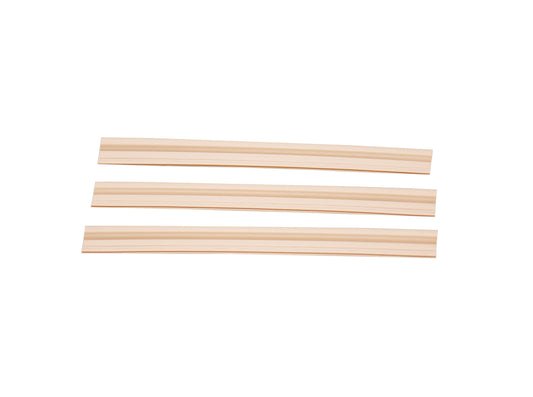 2x bevestigingsclips voor privacyschermstroken beige MW 5 x 20 cm