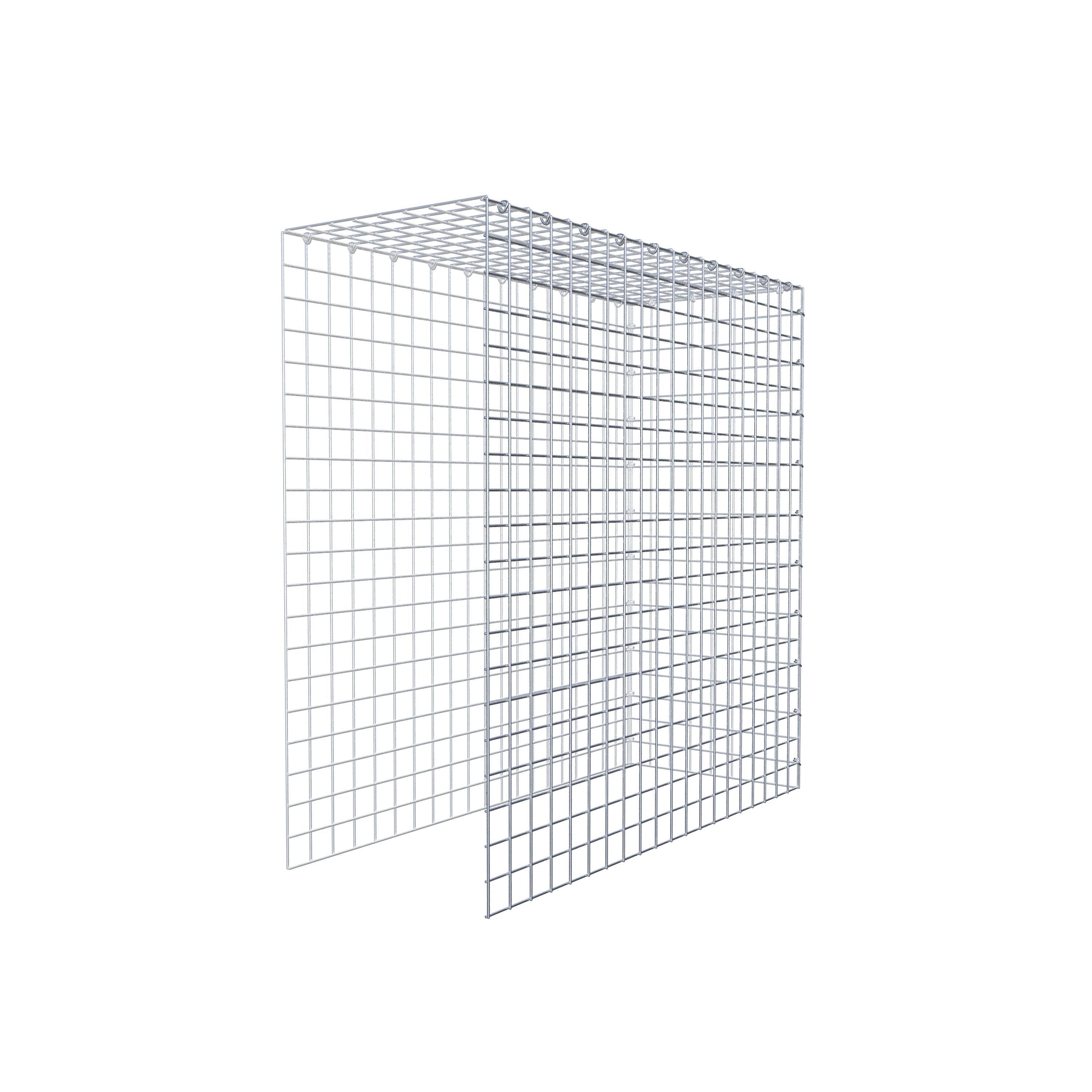 Fourche rapportée type 4 100 cm x 100 cm x 40 cm (L x H x P), mailles 5 cm x 5 cm, anneau C