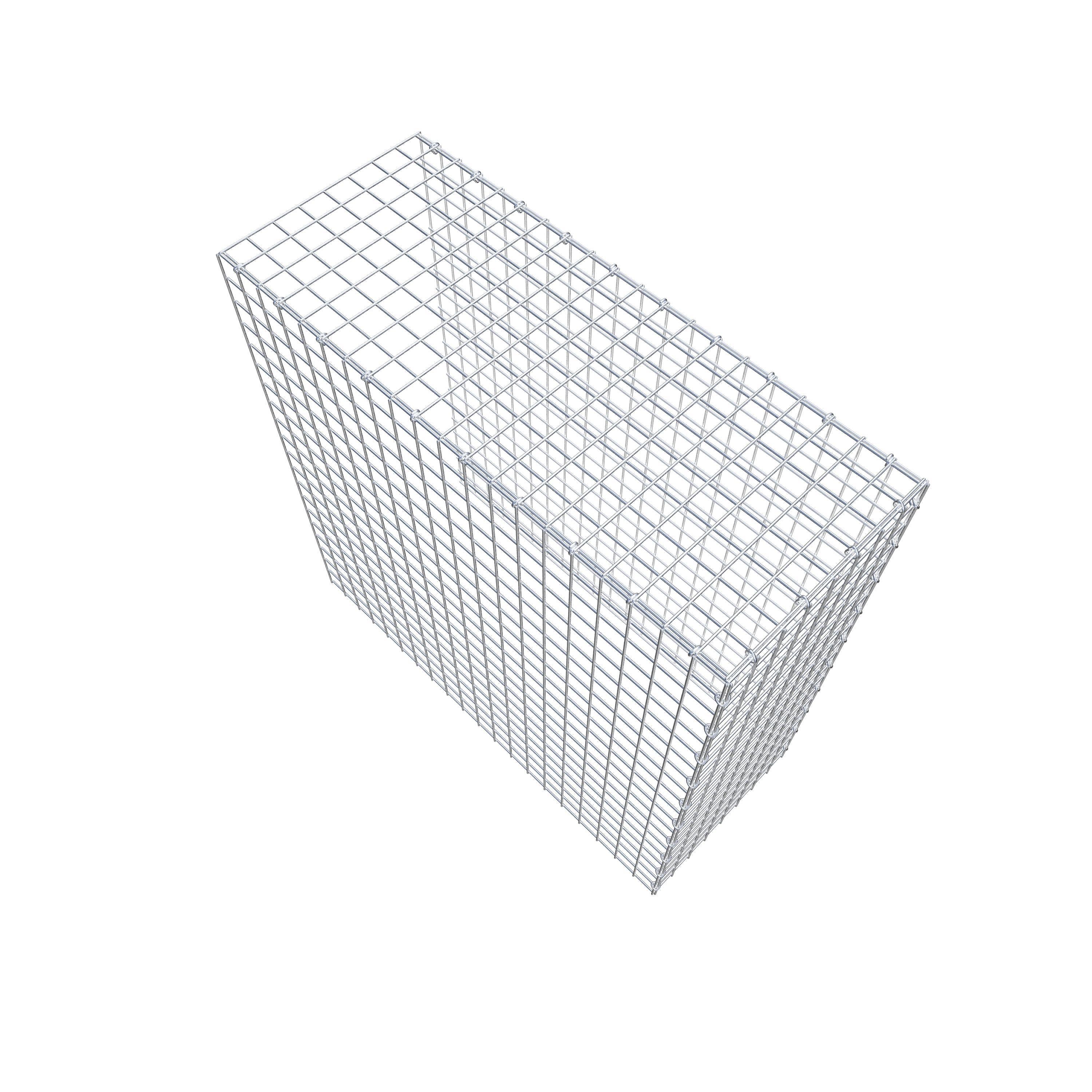 Fourche rapportée type 4 100 cm x 100 cm x 40 cm (L x H x P), mailles 5 cm x 5 cm, anneau C