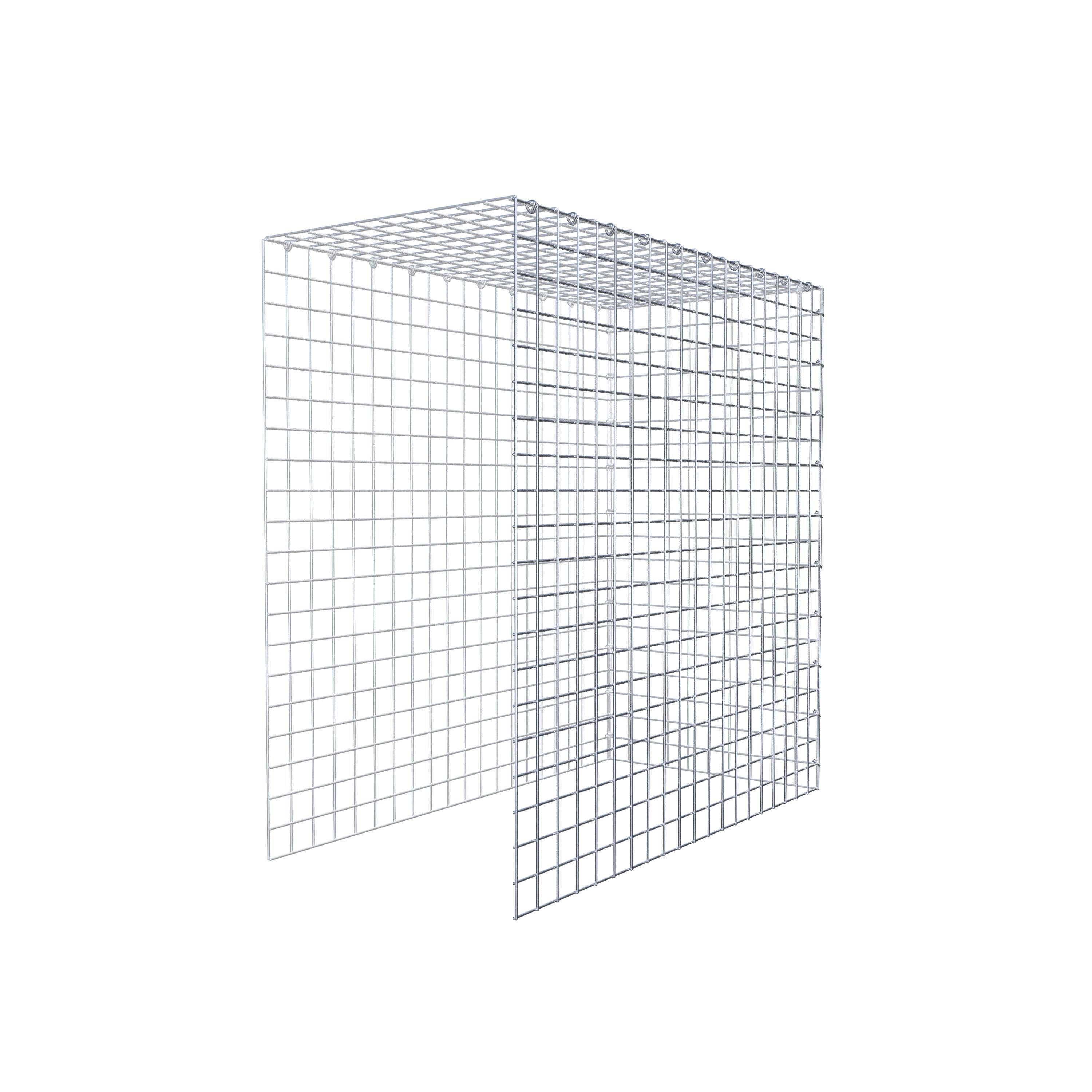 Fourche rapportée type 4 100 cm x 100 cm x 50 cm (L x H x P), mailles 5 cm x 5 cm, anneau C