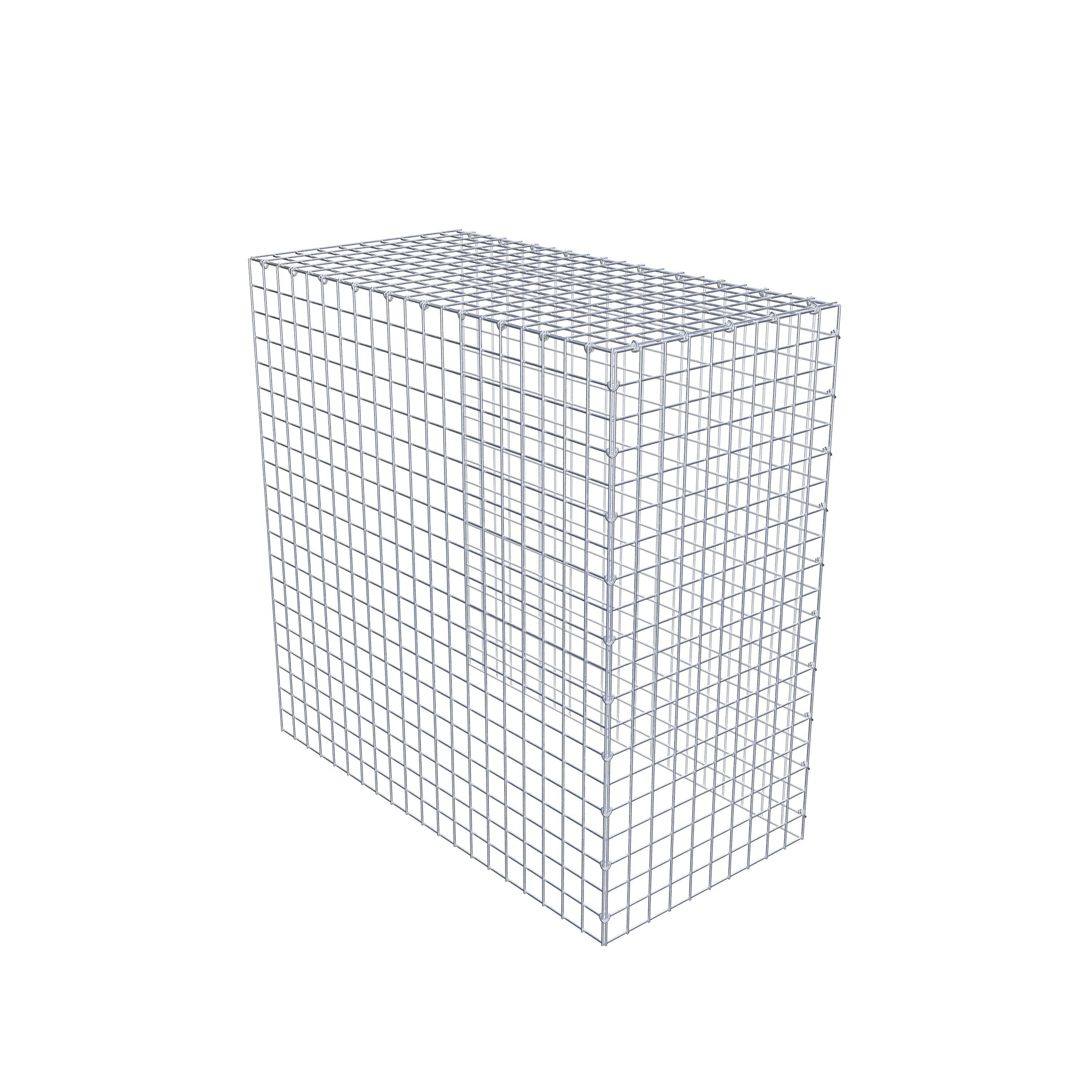 Gabion monté type 4 100 cm x 100 cm x 50 cm (L x H x P), maillage 5 cm x 5 cm, anneau en C