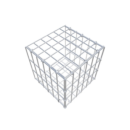 Monteret gabion type 2 30 cm x 30 cm x 30 cm, maskestørrelse 5 cm x 10 cm, C-ring