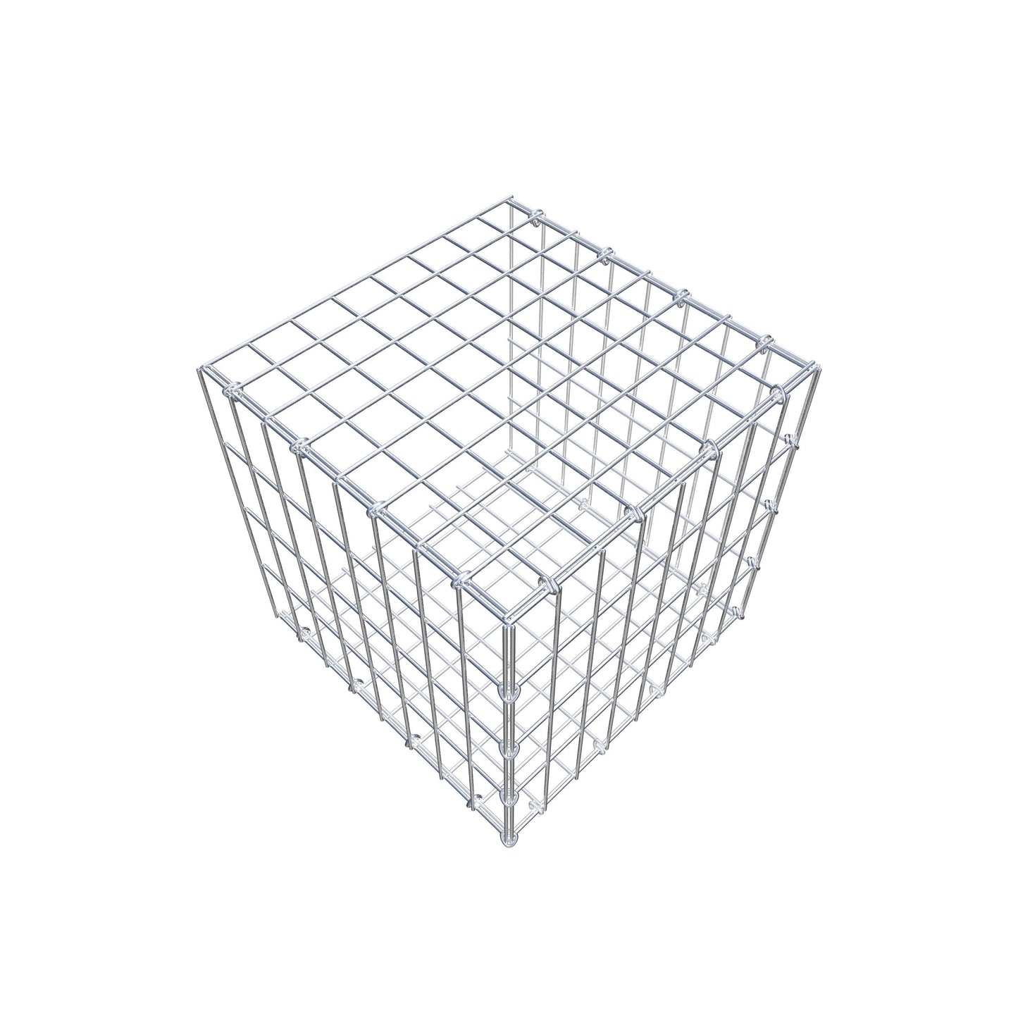 Fourche rapportée type 2 40 cm x 40 cm x 40 cm, mailles 5 cm x 10 cm, anneau en C