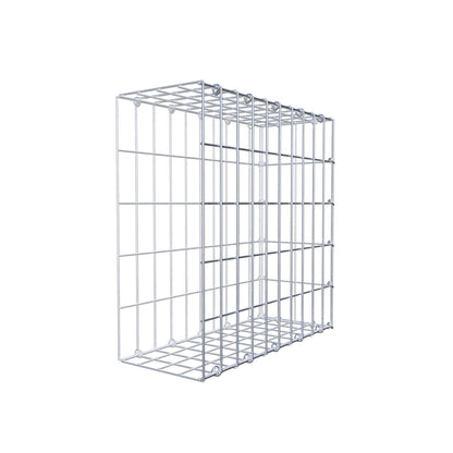 Monteret gabion type 2 50 cm x 50 cm x 20 cm, maskestørrelse 5 cm x 10 cm, C-ring
