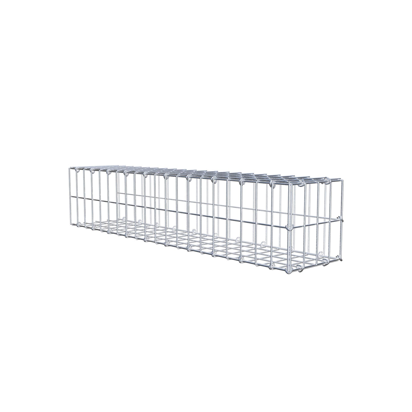 Extra gabion typ 2 100 cm x 20 cm x 20 cm, maskstorlek 5 cm x 10 cm, C-ring