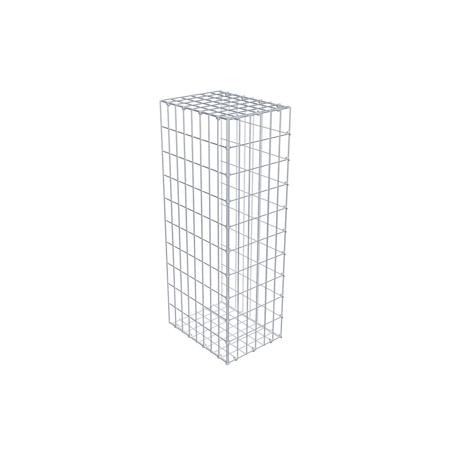 Monteret gabion type 2 100 cm x 40 cm x 30 cm, maskestørrelse 5 cm x 10 cm, C-ring