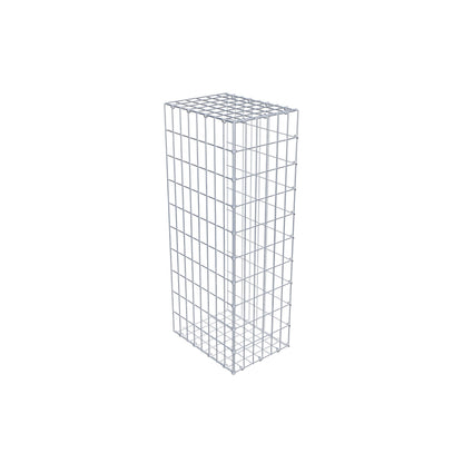 Monteret gabion type 2 100 cm x 40 cm x 30 cm, maskestørrelse 5 cm x 10 cm, C-ring