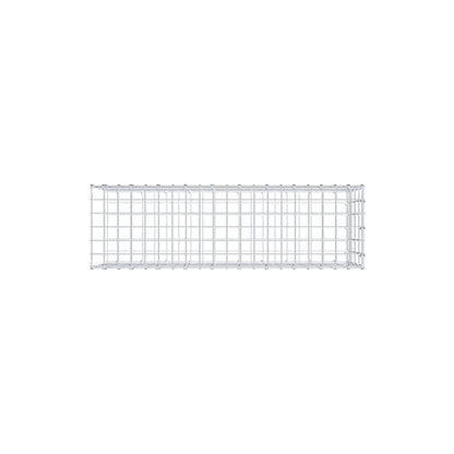 Monteret gabion type 2 100 cm x 40 cm x 30 cm, maskestørrelse 5 cm x 10 cm, C-ring